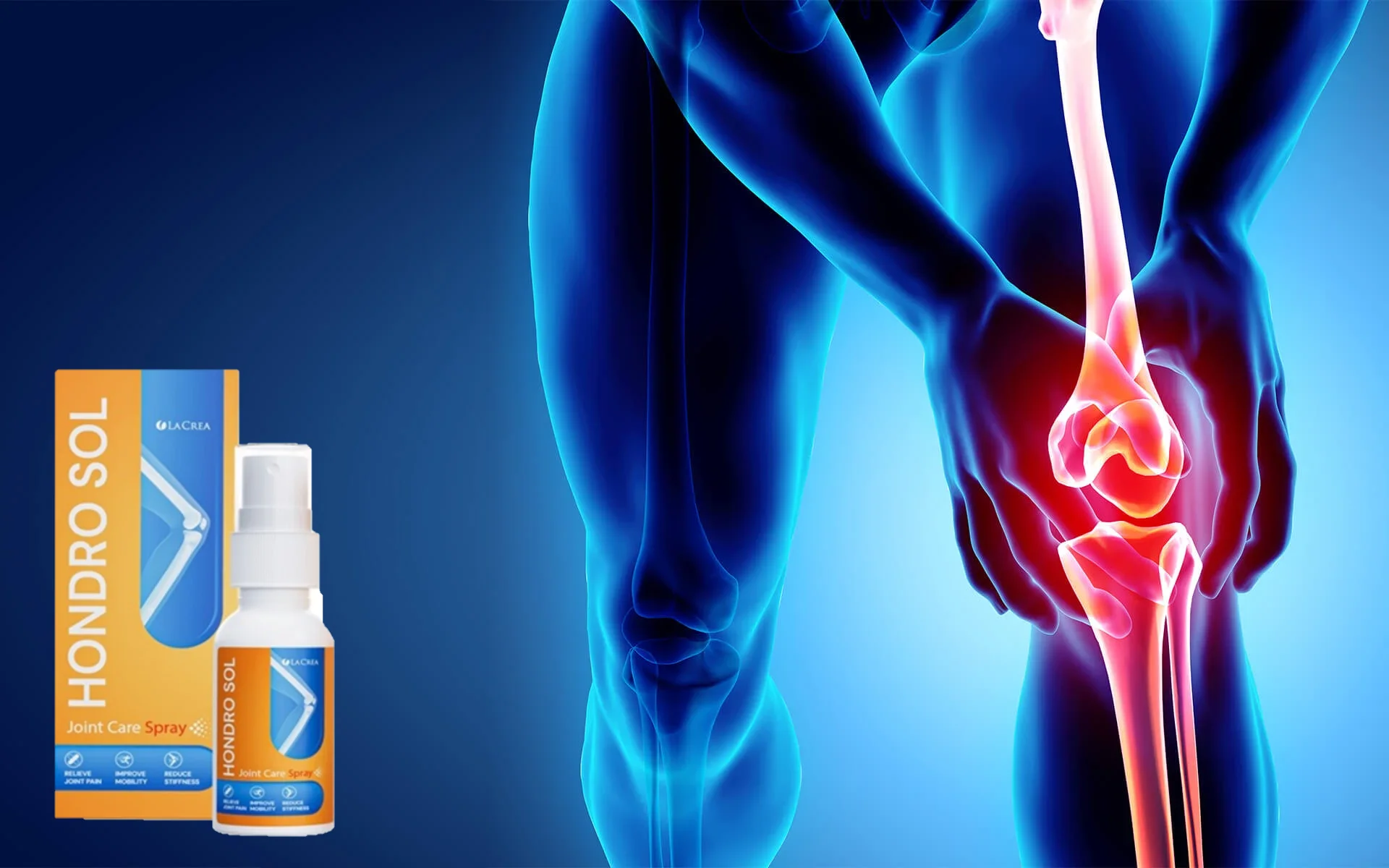 Dolore al ginocchio - Hondro Sol può aiutare